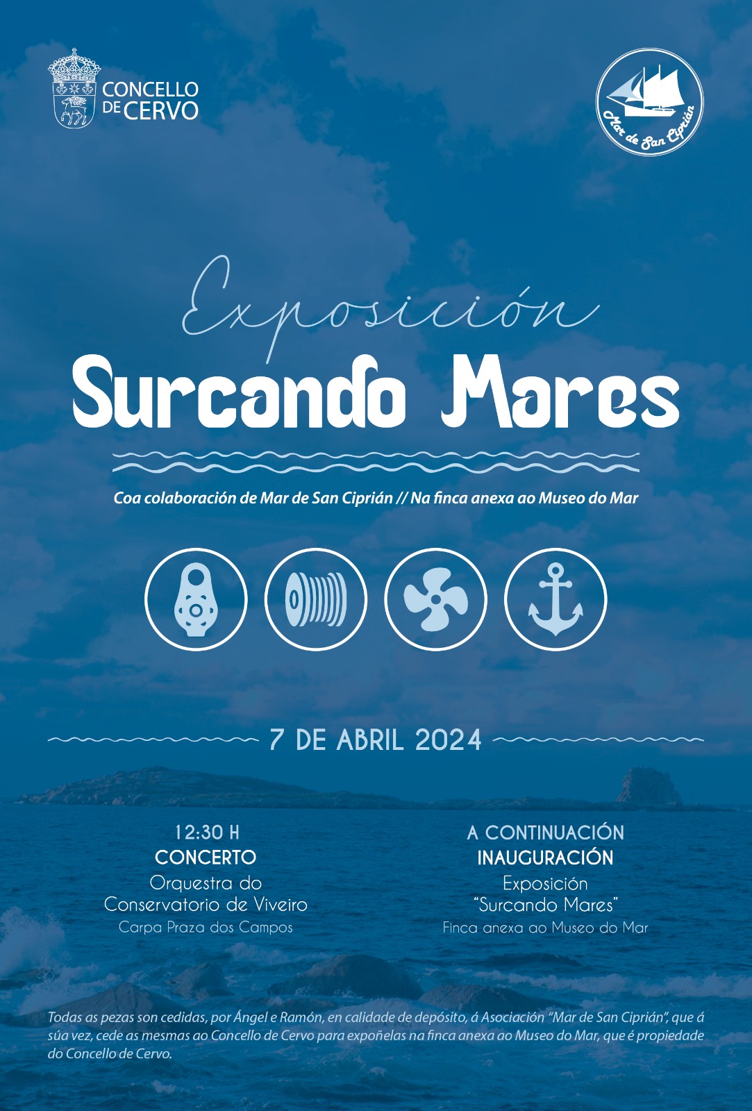 Inauguración expo Surcando Mares