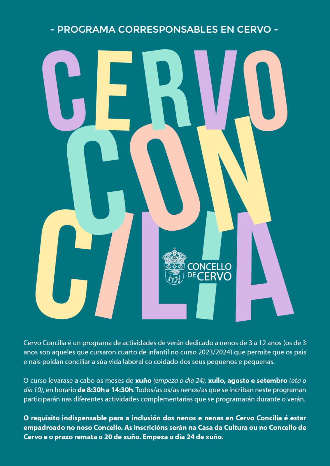 Cervo Concilia no Verán