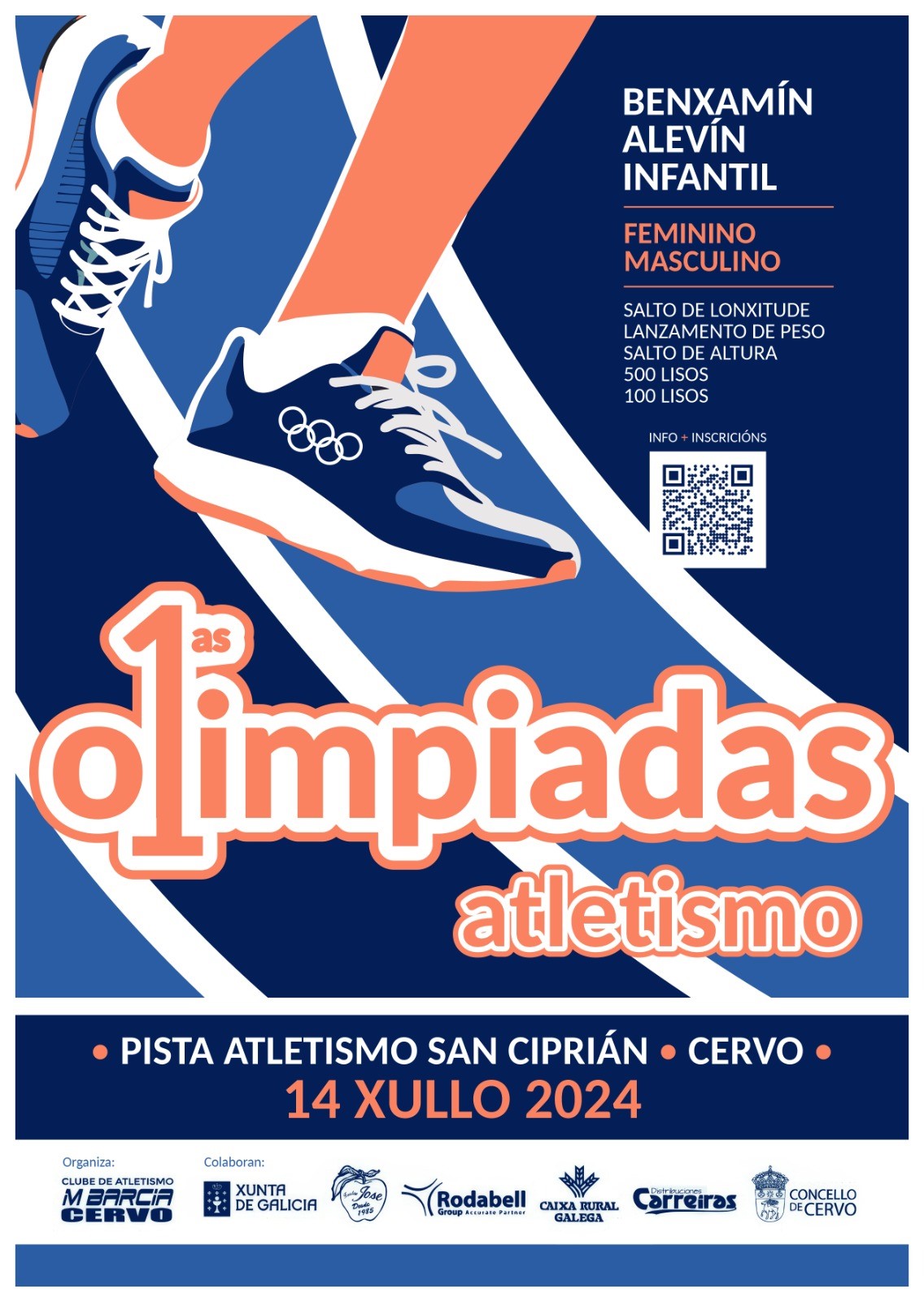 Primeiras Olimpíadas de atletismo