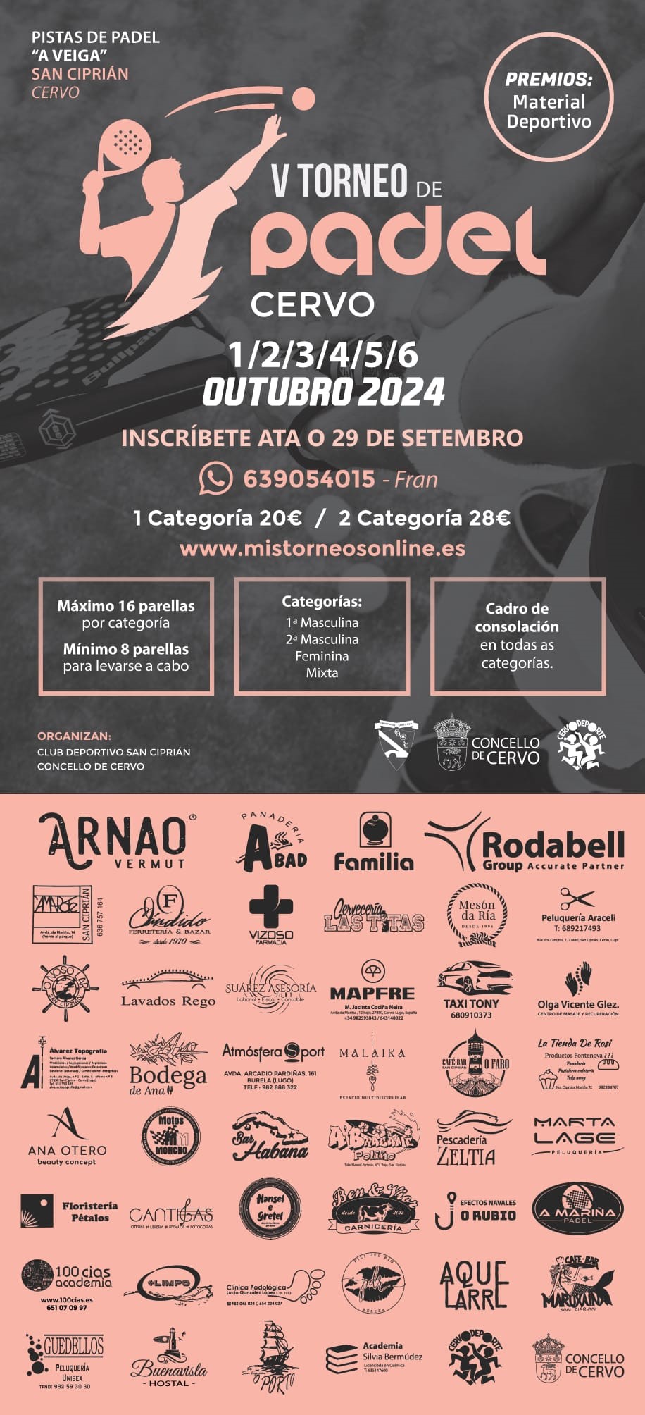 V TORNEO DE PÁDEL