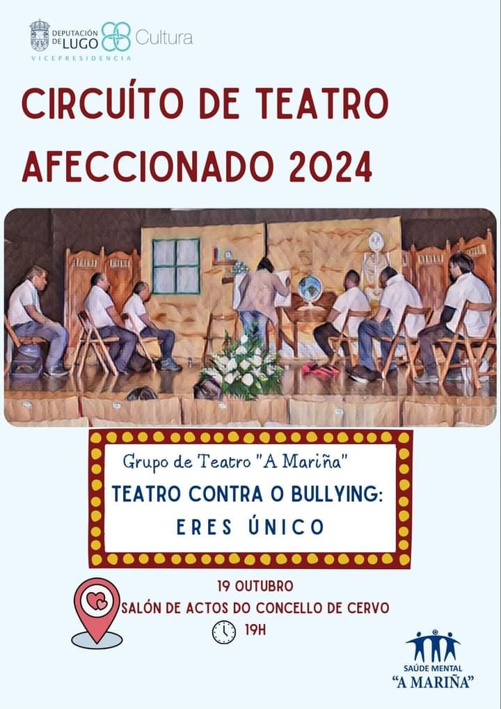 Teatro contra o Bullyng, eres único
