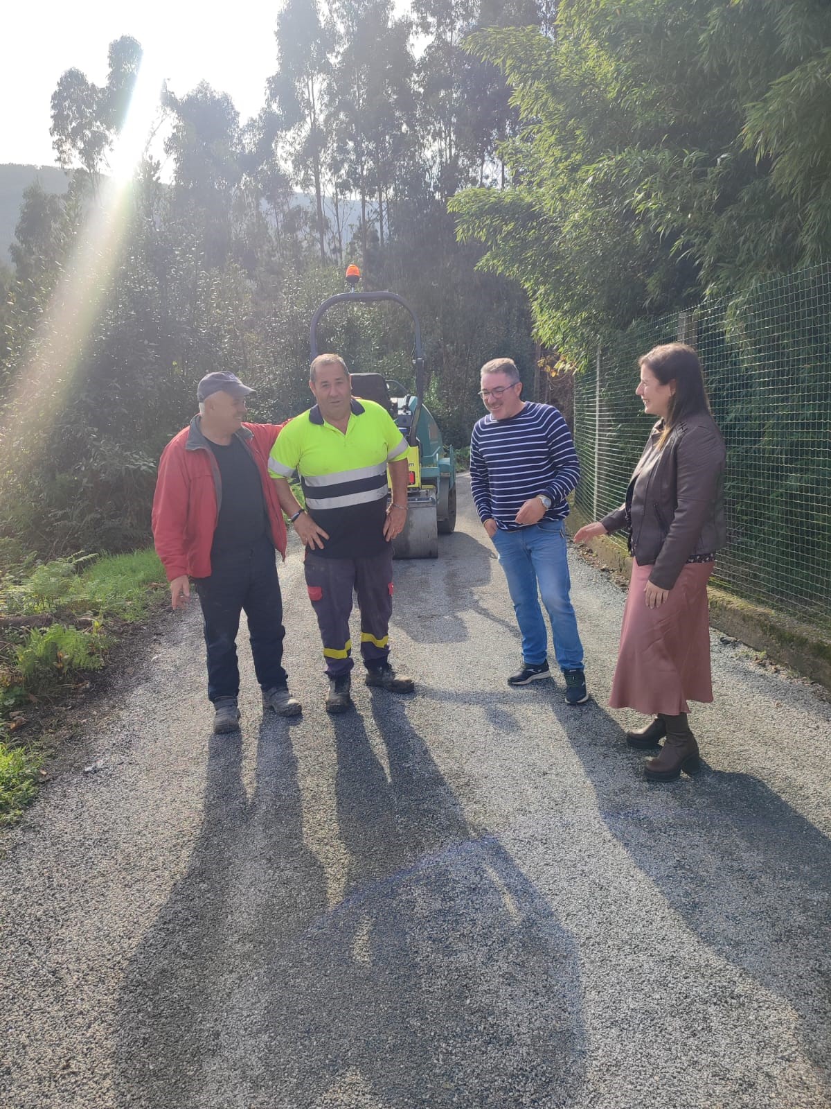 Mellora camiños en Rúa