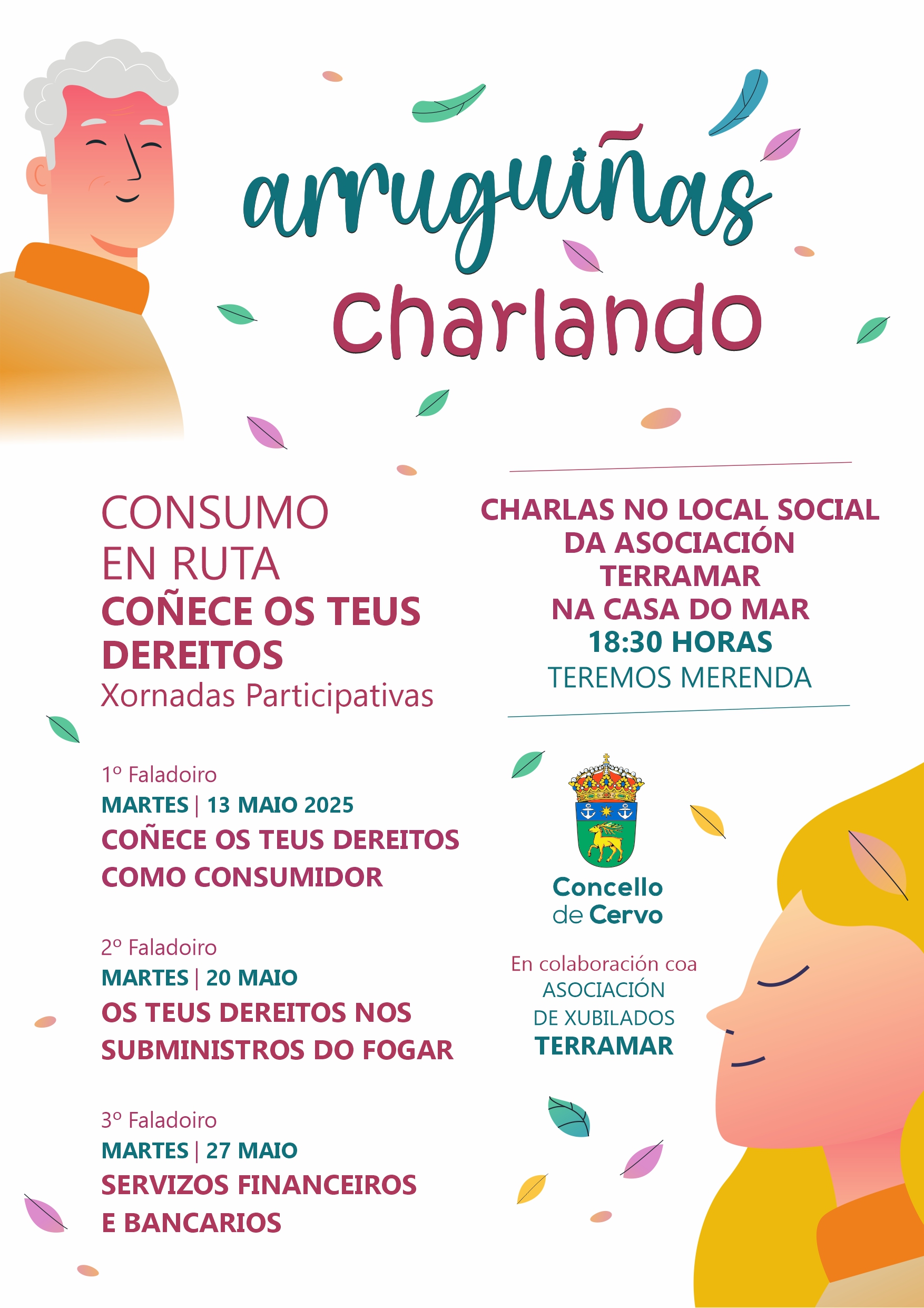 Arruguiñas charlando