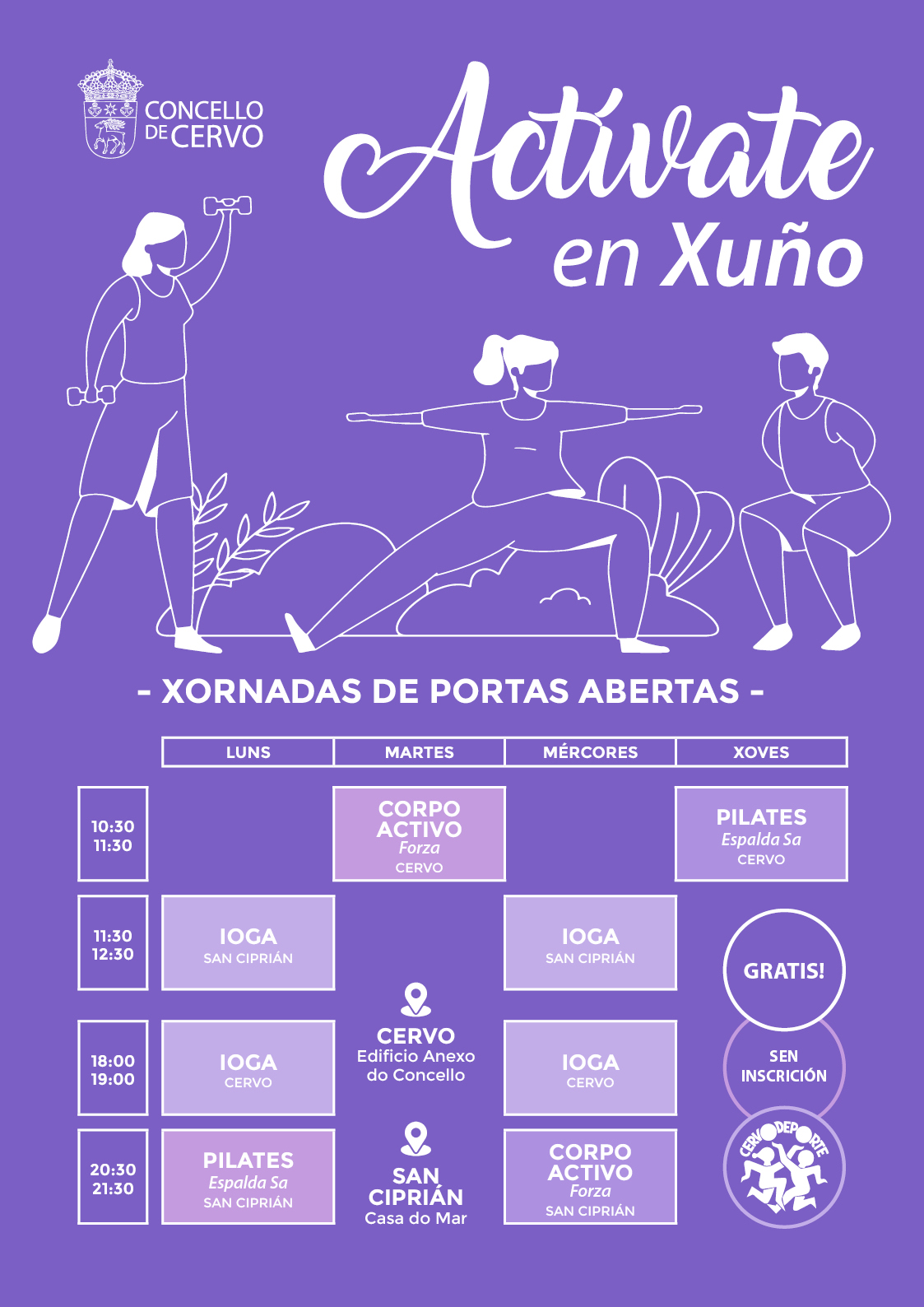 Actívate en xuño