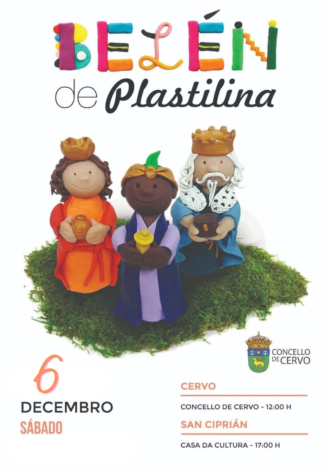 Belén de plastilina